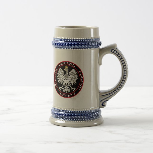 Caneca De Cerveja Águia Polonesa redonda (Direita)