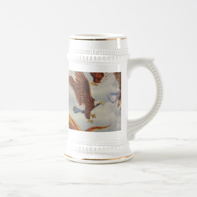 Caneca De Cerveja Águias Baldas em Voo (Direita)