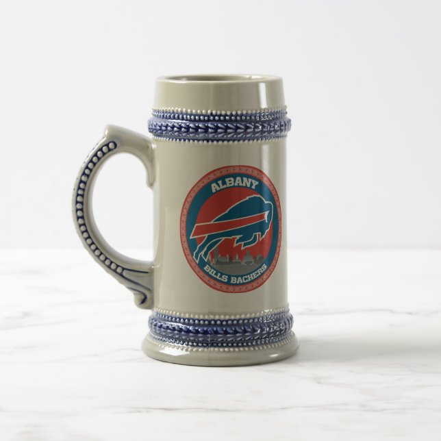 Caneca De Cerveja Albany Bills Backers Mug (Esquerda)