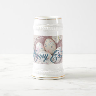 Caneca De Cerveja Alegria Gentil de Páscoa com Motivo Floral