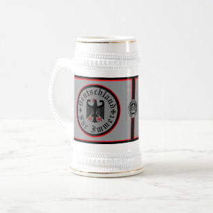Caneca De Cerveja Alemanha/Alemanha para sempre/águia negra/cruz de 