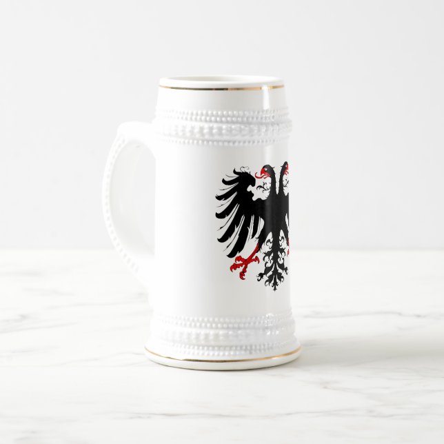 Caneca De Cerveja Alemanha para sempre/bandeira do império alemão du (Frente Esquerda)