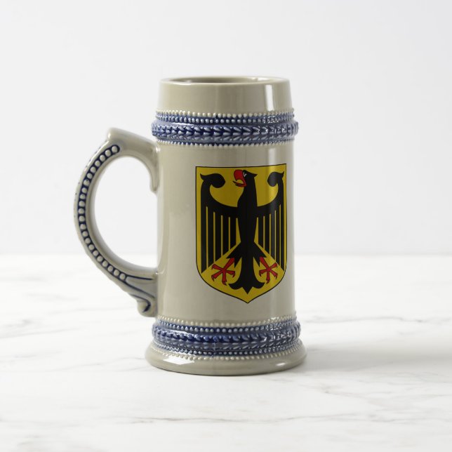 Caneca de cerveja alemão da brasão (Esquerda)