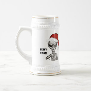 Caneca De Cerveja Alienígena ruim, Natal pesado!