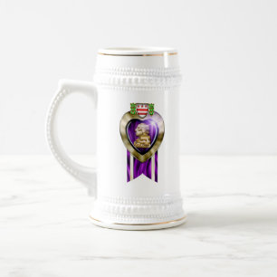 Caneca De Cerveja Allin Cinzas personalizáveis "CORAÇÃO RÚPIDA"