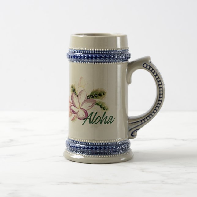 Caneca De Cerveja Aloha Plumeria (Direita)
