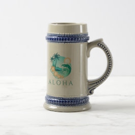 Caneca De Cerveja Aloha Tropical