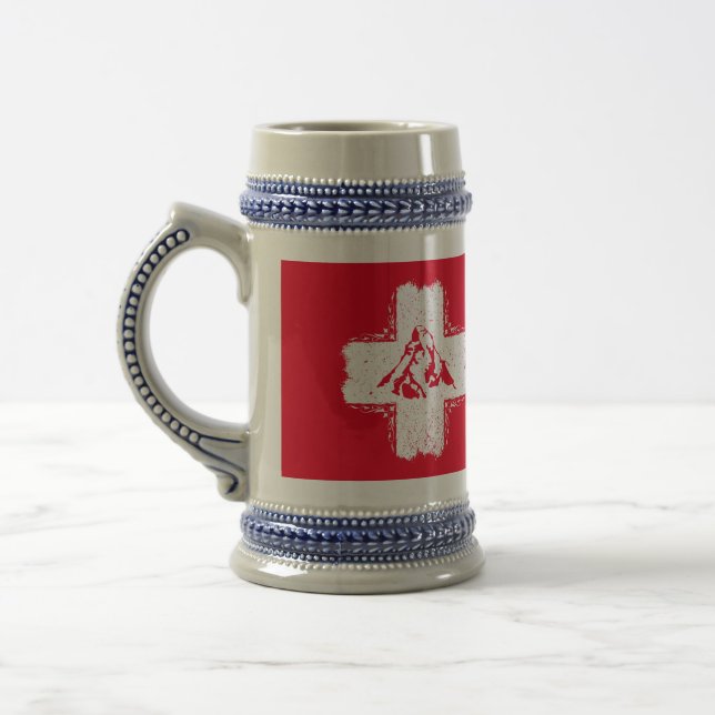 Caneca De Cerveja Alpes Suíços Matterhorn - Suiça (Esquerda)