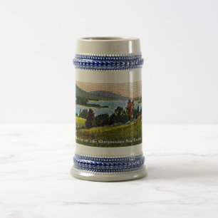 Caneca De Cerveja Alton Bay e Lake Winnipesaukee, New Hampshire