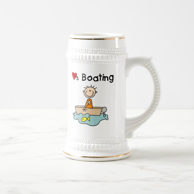 Caneca De Cerveja Ama Barcos (Direita)