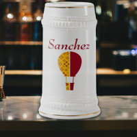 Amarelo Vermelho Novo México Zia Ar Quente Balão