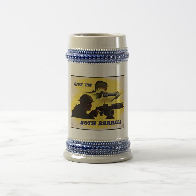 Caneca De Cerveja Ambos os Canos, Indústria e Militar, Esforço de Gu (Centro)
