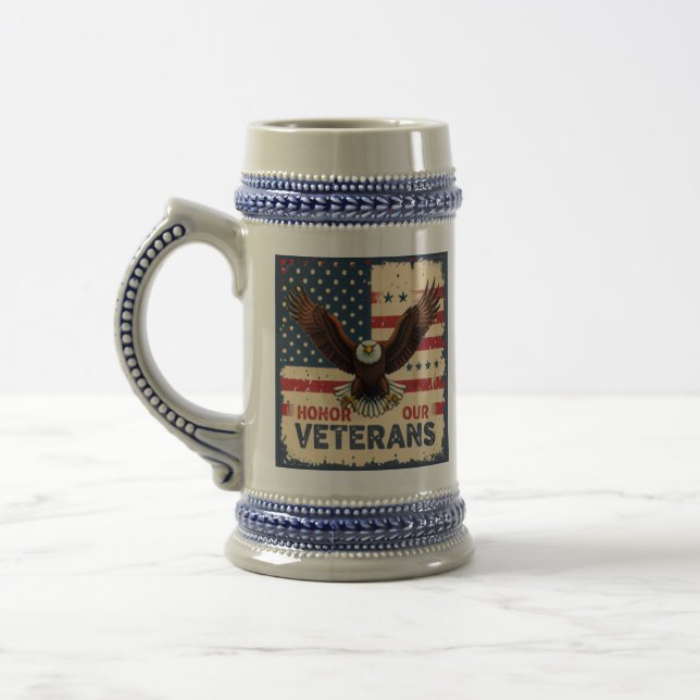 Caneca De Cerveja American Eagle Honor Our Veterans (Esquerda)