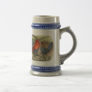 Caneca De Cerveja American Game Azul Vermelhos