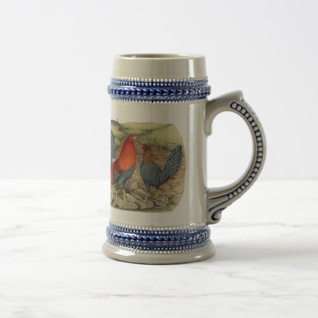 Caneca De Cerveja American Game Azul Vermelhos (Direita)
