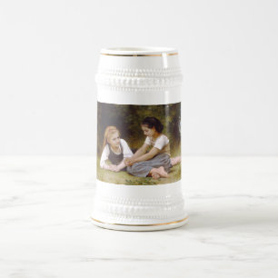 Caneca De Cerveja Amigas Coletando Nozes, Les Noisettes Bouguereau