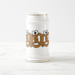 Caneca de Cerveja Amigos Pretzel Engraçados