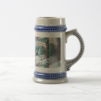 Caneca De Cerveja Animais Pacíficos da Floresta