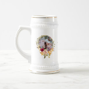 Caneca De Cerveja Aniversário de Casamento da FOTO Moderna - QUALQUE