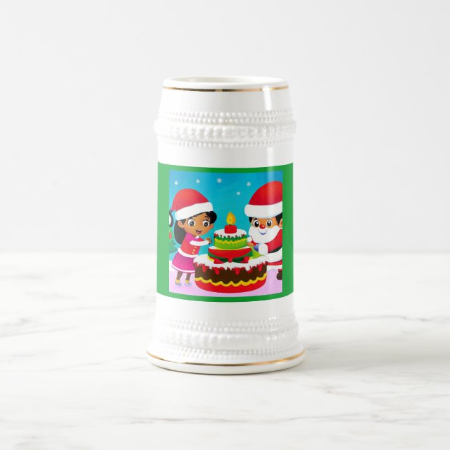 Caneca De Cerveja Aniversário de Natal 3 (Centro)