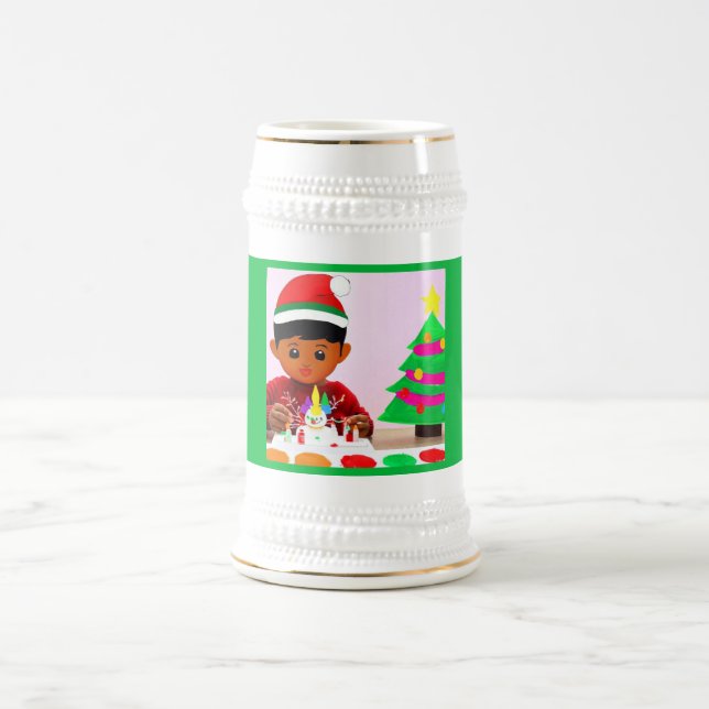Caneca De Cerveja Aniversário de Natal 4 (Centro)