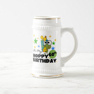 Caneca De Cerveja Aniversário Hoppy de Froggie 60th