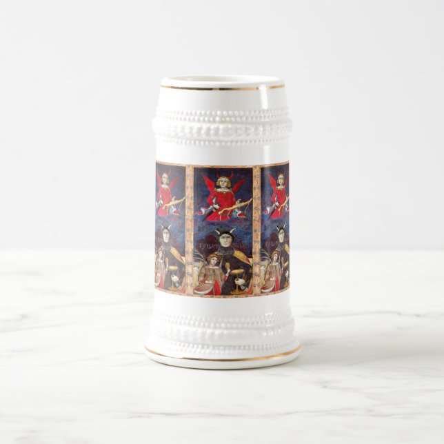CANECA DE CERVEJA ANTECIPADAMENTE RENAISSÂNCIA TAROTS 15/O DIABO (Centro)