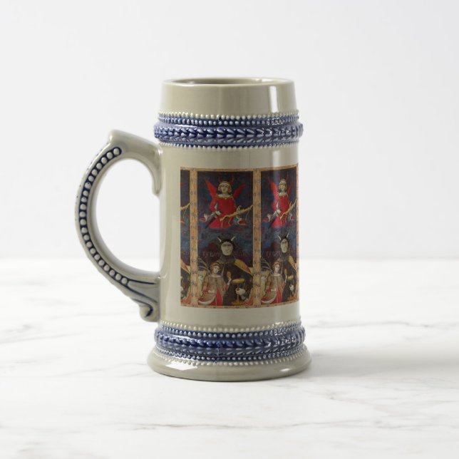 CANECA DE CERVEJA ANTECIPADAMENTE RENAISSÂNCIA TAROTS 15/O DIABO (Esquerda)
