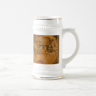Caneca De Cerveja Antiguamente, Mug Bebendo do Mapa do Velho Mundo