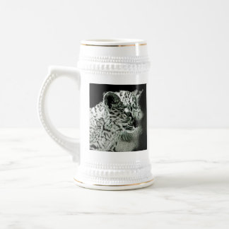Caneca de cerveja árabe de Cub do leopardo