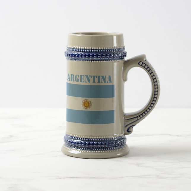 Caneca De Cerveja Argentina Flag Shobolas Futebol Argentino (Direita)