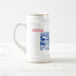 Caneca De Cerveja Arquitetura de rua Tbilisi Georgia Cityscape