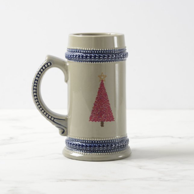 Caneca De Cerveja Árvore de natal rosa (Esquerda)