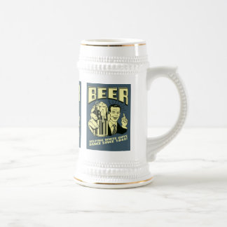 Caneca De Cerveja As caras brancas de ajuda dançam desde 1842