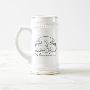 Caneca De Cerveja Aventura e Safari na África