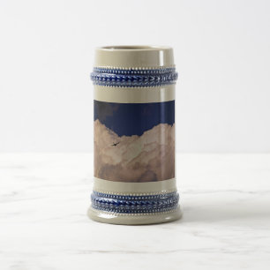 Caneca De Cerveja Avião de transporte militar de Shirley Taylor