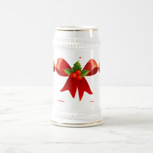 Caneca De Cerveja Azevinho vermelho Thunder_Cove da fita