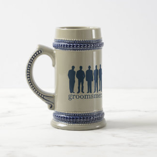 Caneca de cerveja azul da cerveja do solteiro