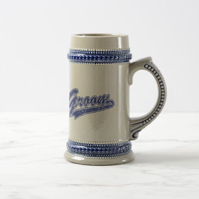 Caneca De Cerveja Azul de Groom (Direita)