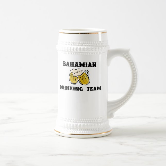 Caneca de cerveja baamiana da equipe do bebendo (Direita)