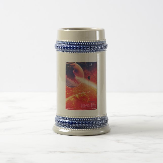 Caneca De Cerveja Balão de ar quente extremo na paisagem vulcânica (Centro)