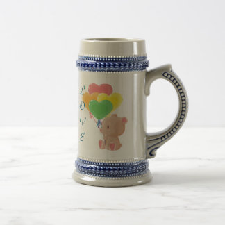 Caneca De Cerveja Balão - Urso