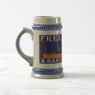 Caneca De Cerveja Banda dos irmãos. Os Freemasons