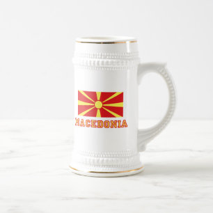 Caneca De Cerveja Bandeira 2 de Macedónia