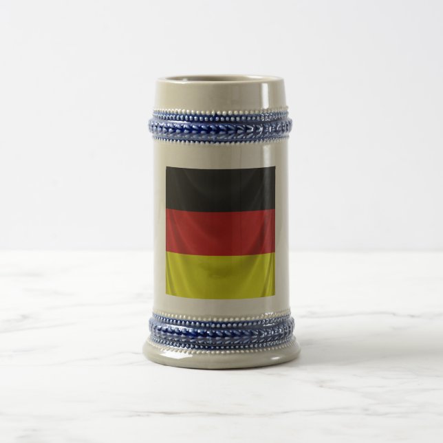 Caneca De Cerveja bandeira alemão quadrada drapejada (Centro)