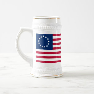 Caneca De Cerveja Bandeira Americana Betsy Ross