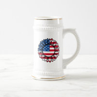 Bandeira Americana Sunflower-32222