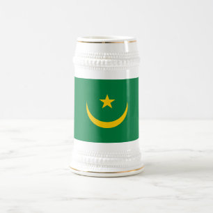 Caneca De Cerveja Bandeira Antiga da Mauritânia
