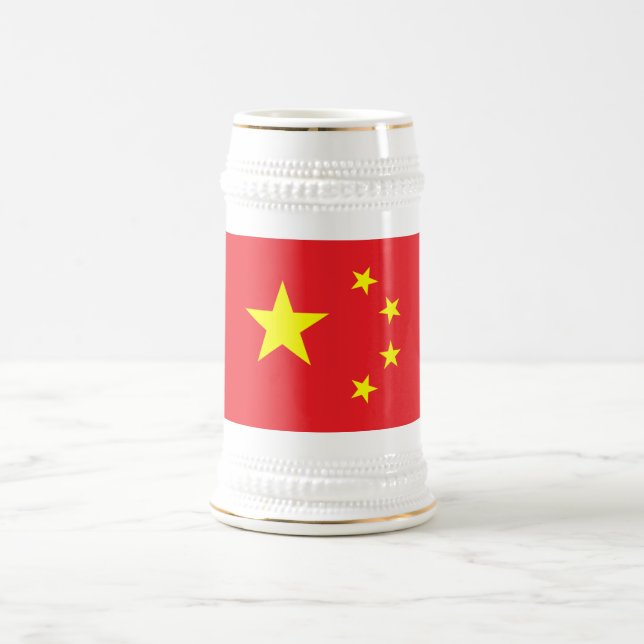 Caneca De Cerveja Bandeira Chinesa (Centro)