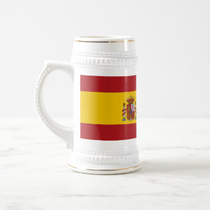 Caneca De Cerveja Bandeira da Espanha